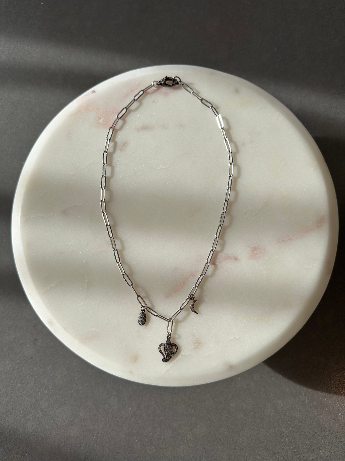 Divine Drip Jewelry - Ganesh/Oval/Moon