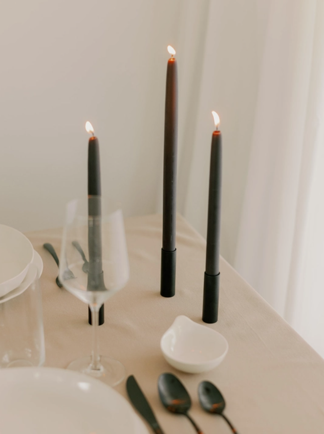 Beeswax Dipped Candles, 2Pack x 10"