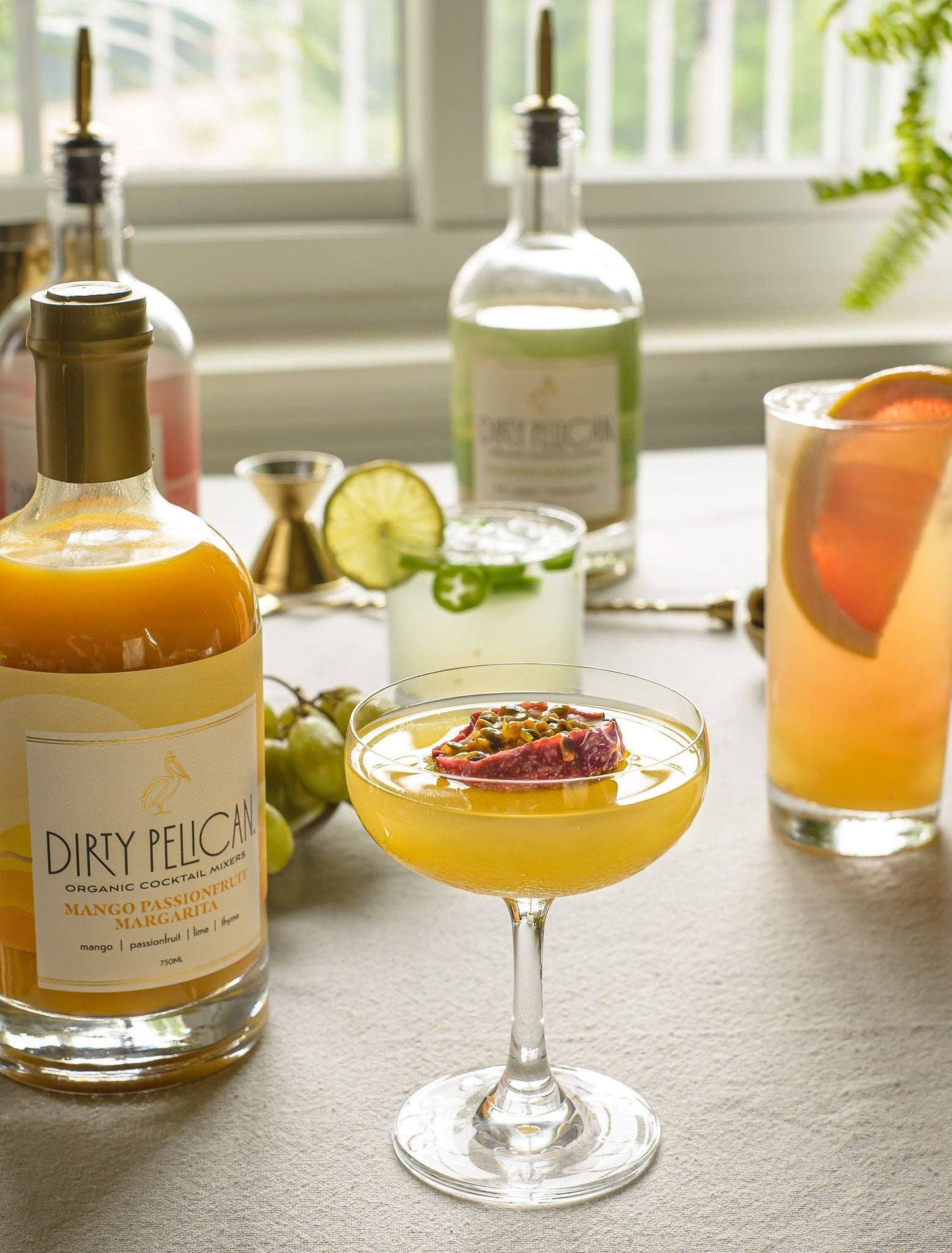 Mango Passionfruit Margarita Organic Cocktail Mixer, 750ml