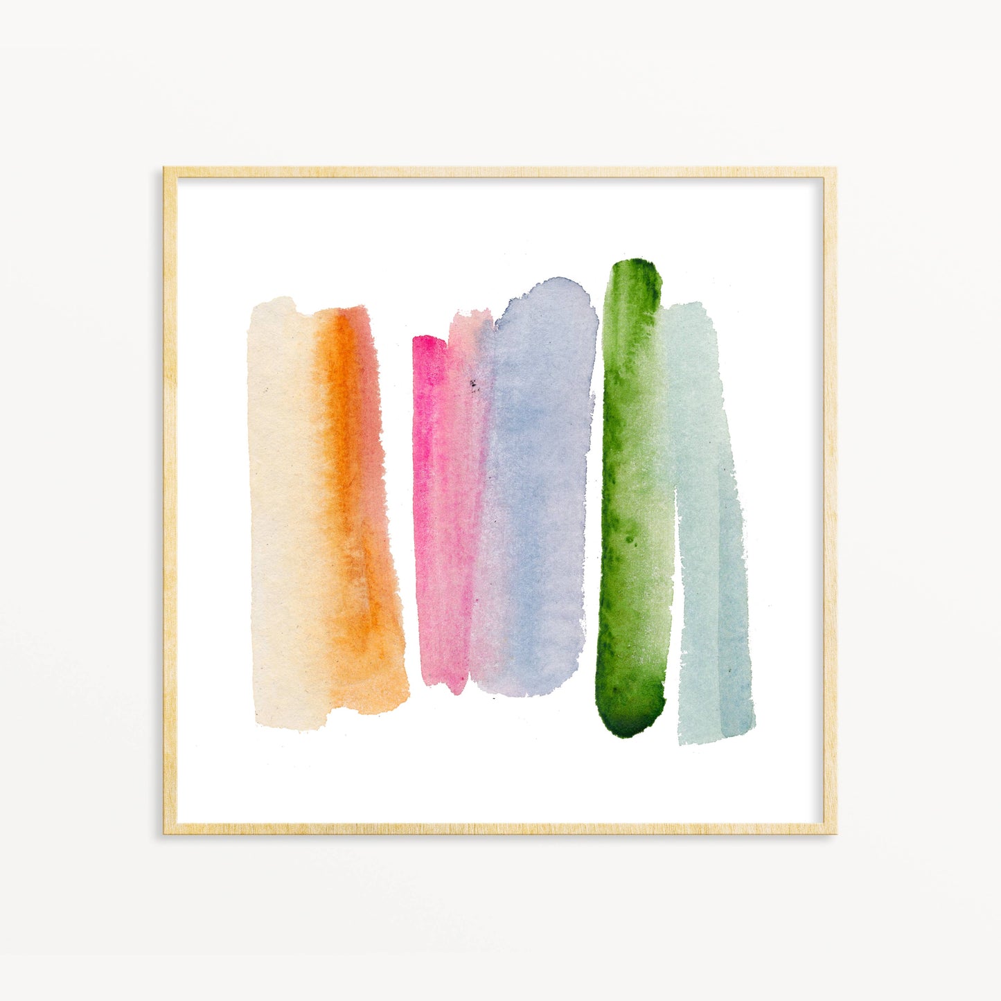 Shapes + Colors #3, Art Print: 12"x12"