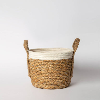 Seagrass Basket with handles: Medium