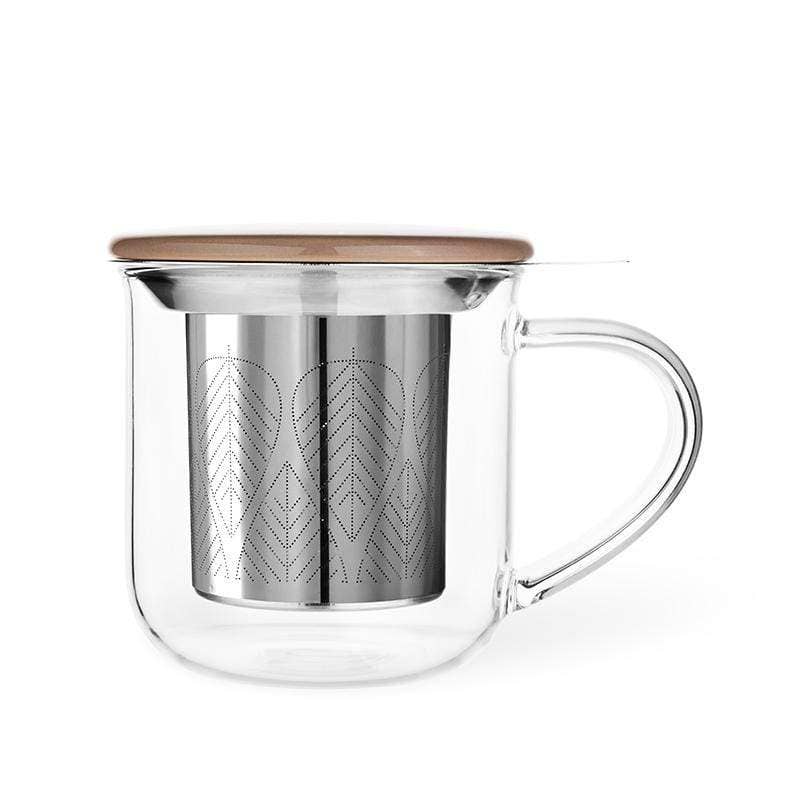 Minima™ Eva Glass Mug & Porcelain Lid w/ Infuser