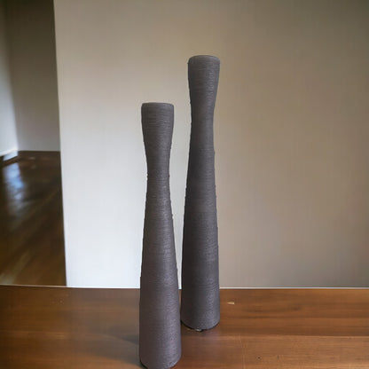 Black Ceramic Vase - L