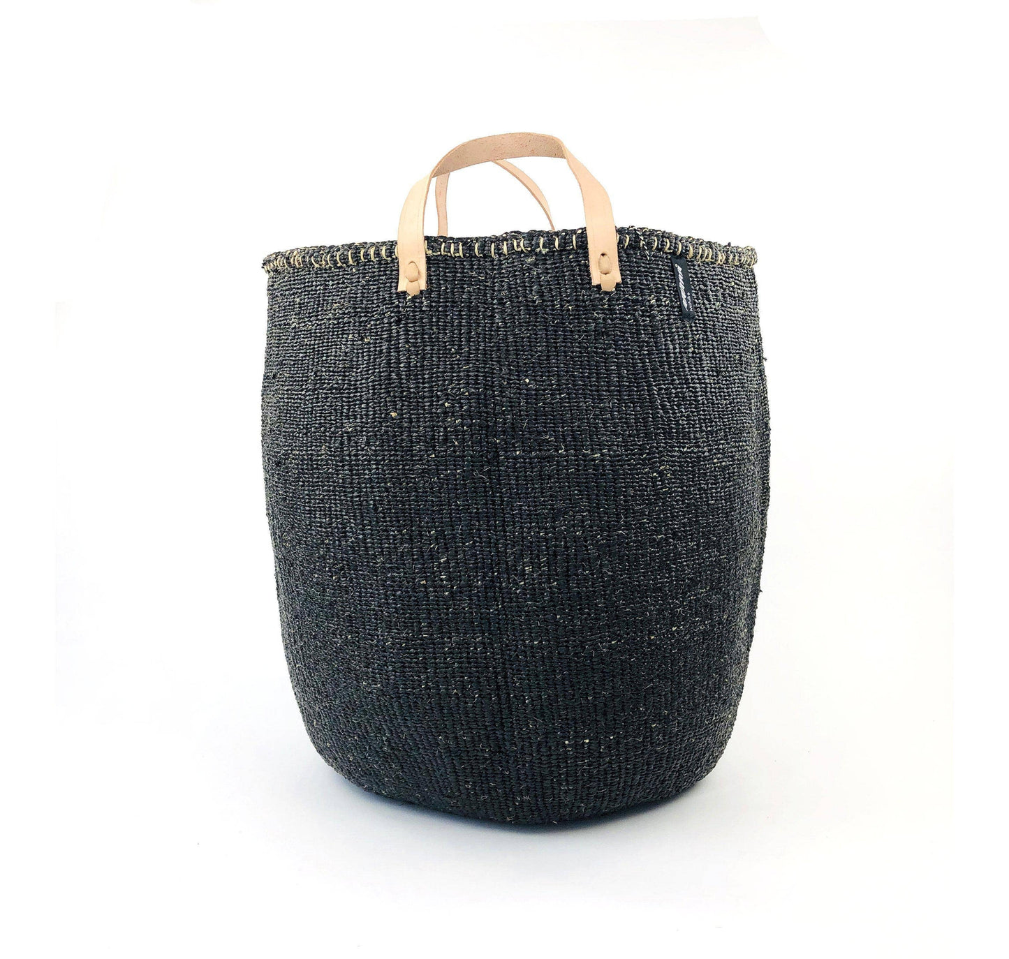 Kiondo floor basket | Black with handles XL