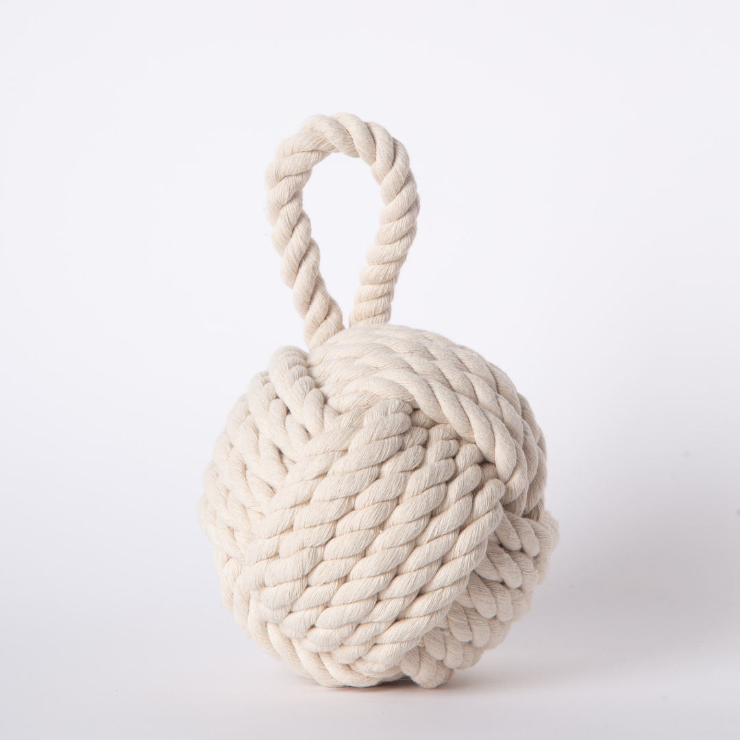 Nautical Door Stopper: White